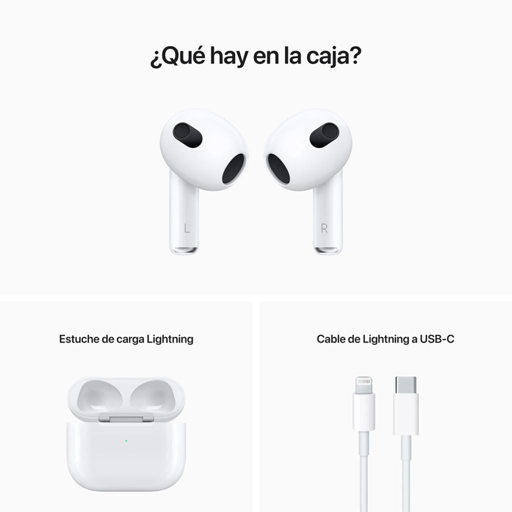 Airpods 3ra Generación caja Lightning