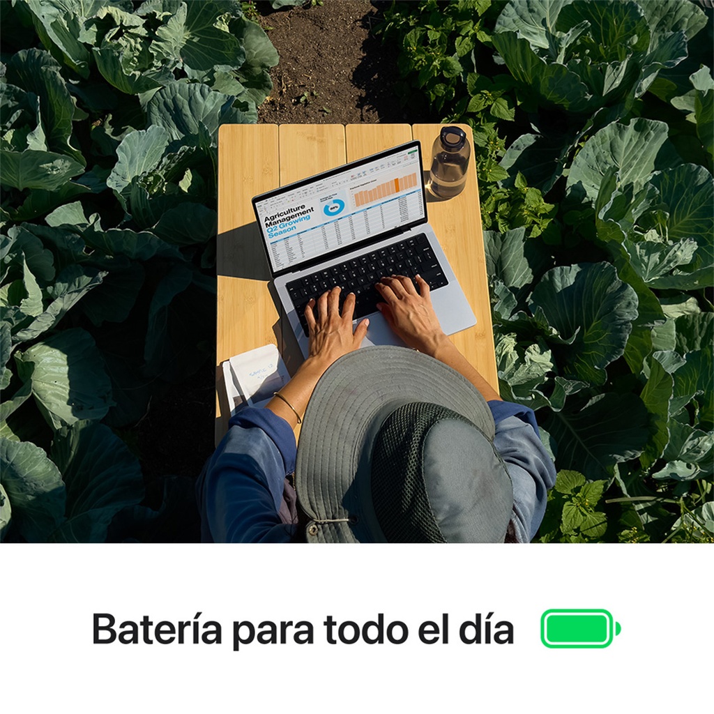 MacBook Pro 14" M4 - 10 CPU, 10 GPU, 16 GB, 512 GB - Plata