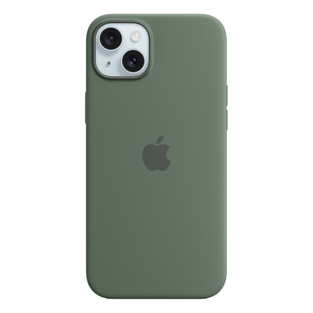 Apple Funda de Silicona con MagSafe para iPhone 15 Plus - Ciprés