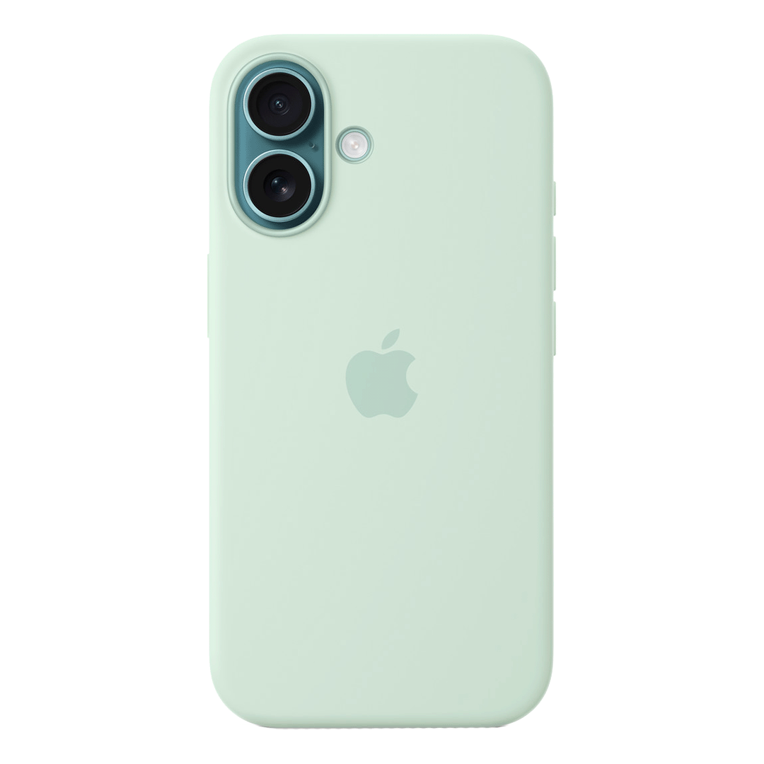 [MDGP4ZM/A] Apple Funda de Silicona con MagSafe para iPhone 16 - Aguamarina